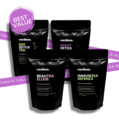 Ultimate Detox, Immunity & Glow Tea Bundle | 14-Day & Night Cleanse + Skin & Immune Support