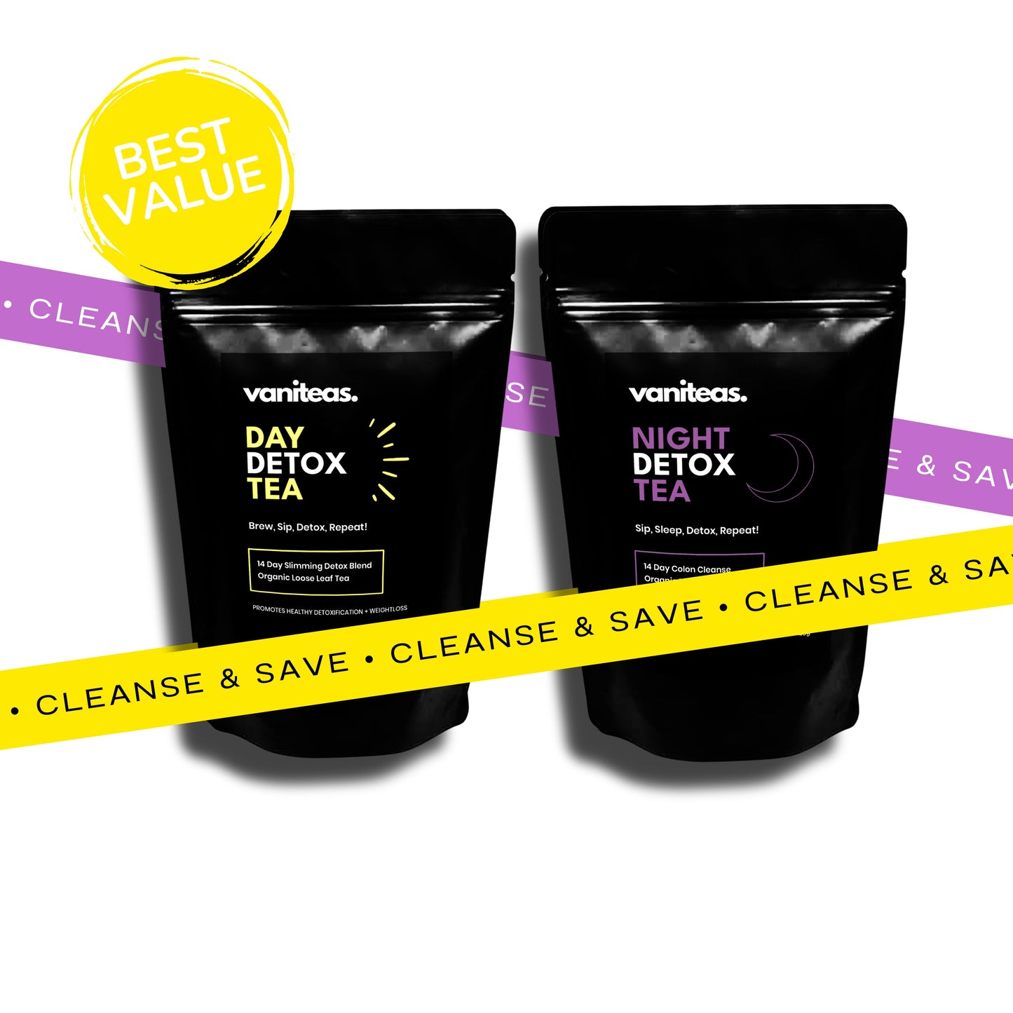 Vaniteas 14-Day & Night Wellness Pack